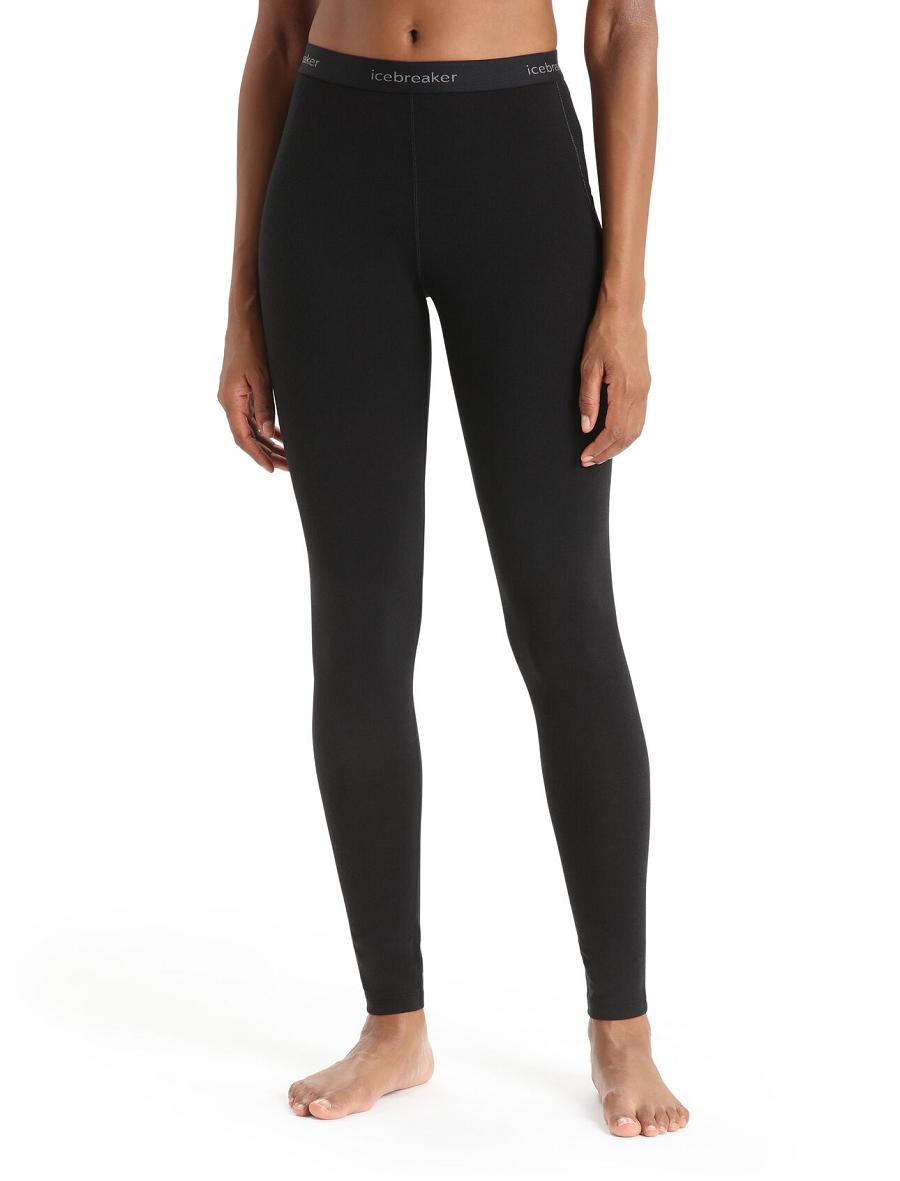 Icebreaker BodyfitZone™ Merino 150 Zone Thermal Naisten Leggingsit Mustat | FI 1543UZGT